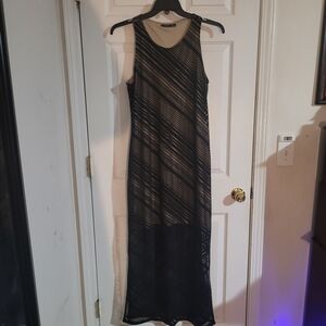 Apt. 9 Black and Cream Maxi Dress